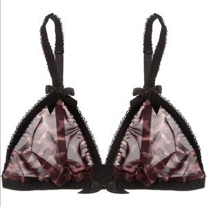 AGENT PROVOCATEUR animal-print soft bra